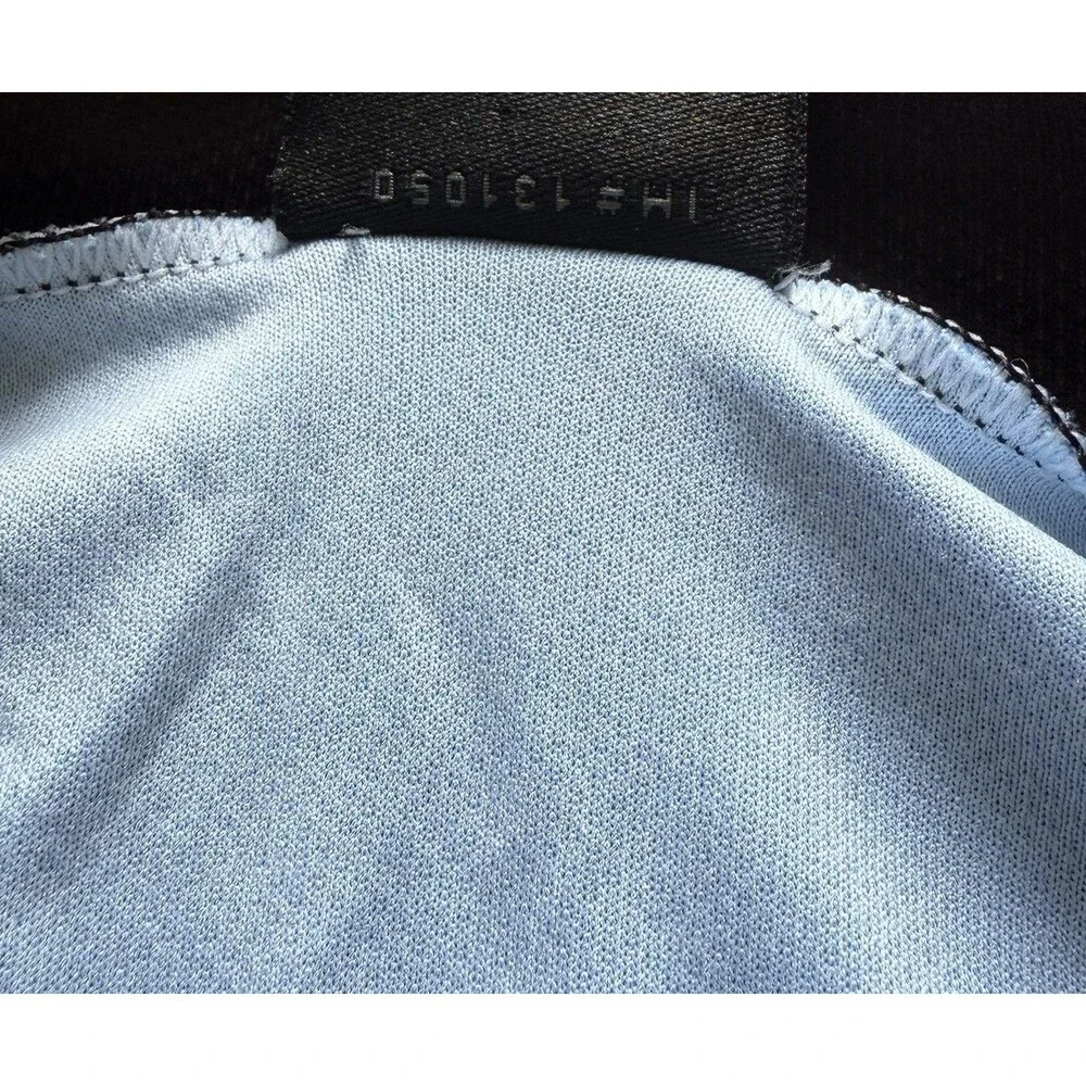 Vtg Y2K Nike Cycling Jersey Large Italy Made Blue Dri-Fit Techwear Gorpcore 2003